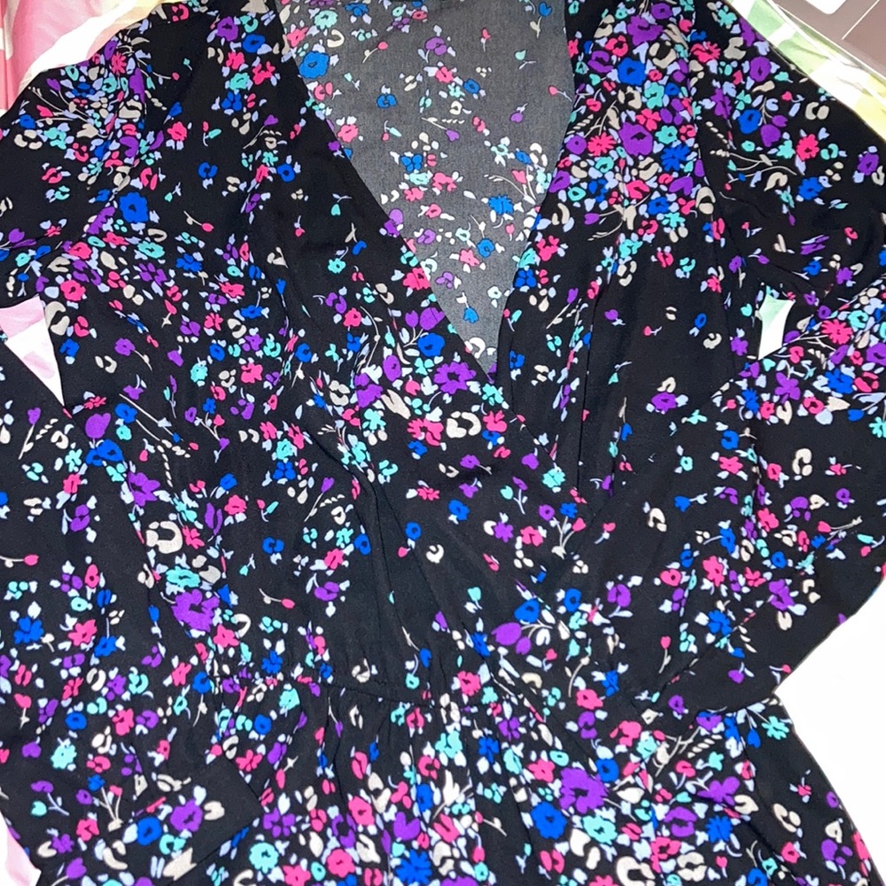 Colorful Romper With Flowers